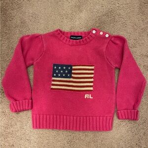 Ralph Lauren American Flag Sweater